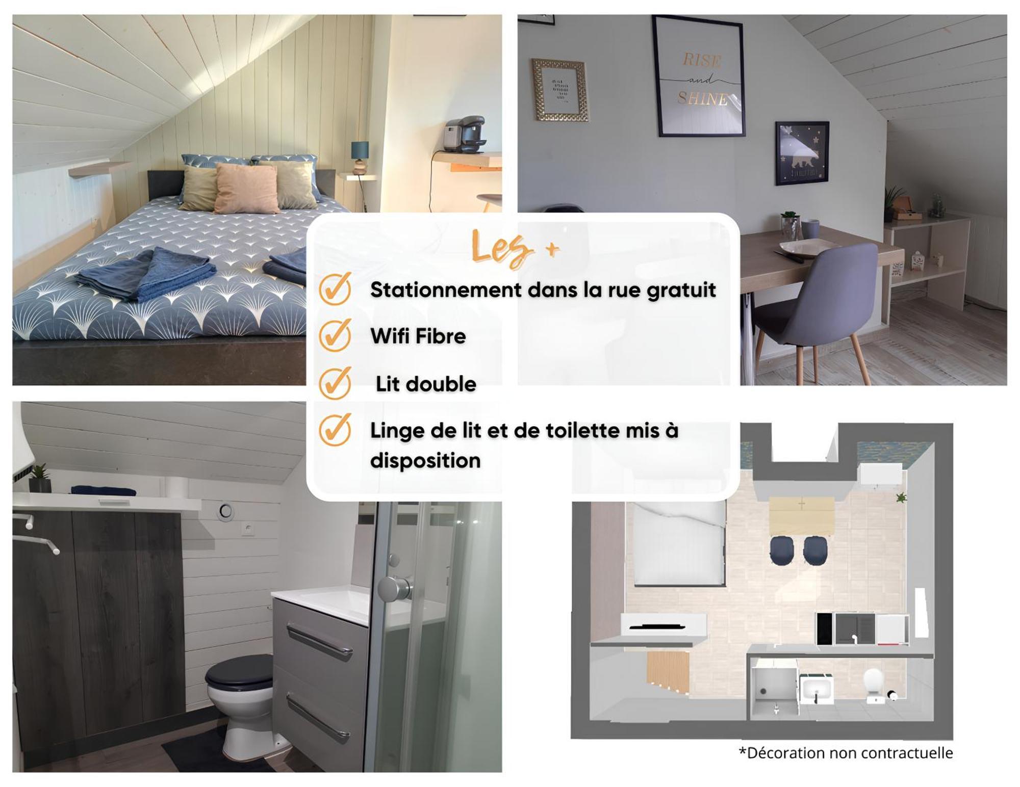 Studio Miraumont, Stationnement Gratuit, 5Min Gare Apartment Амиен Екстериор снимка